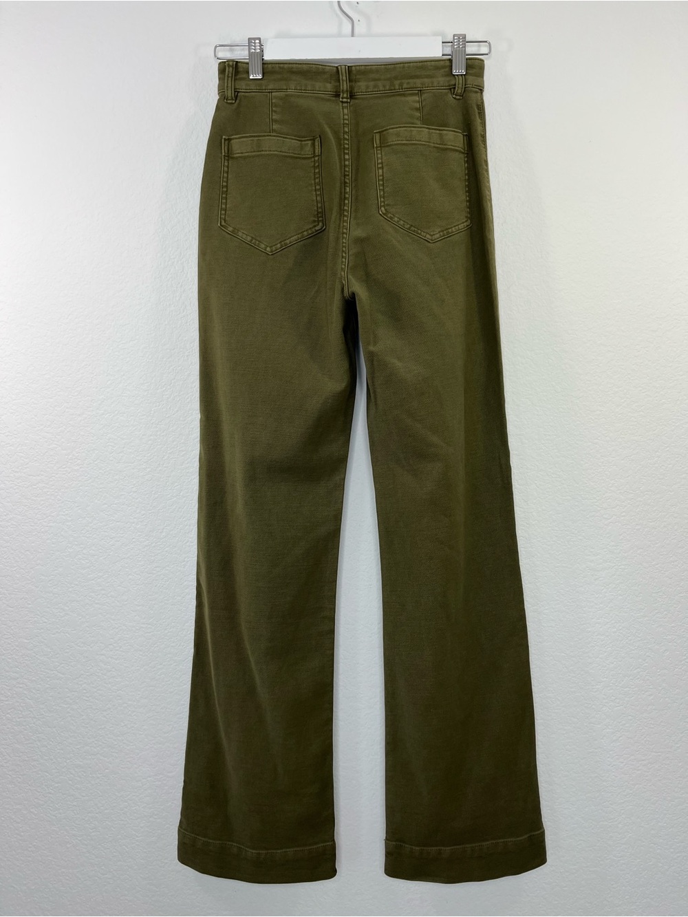 FAHERTY Stretch‎ Terry Patch Pocket Pants Forest Olive size 26 - Picture 4 of 8